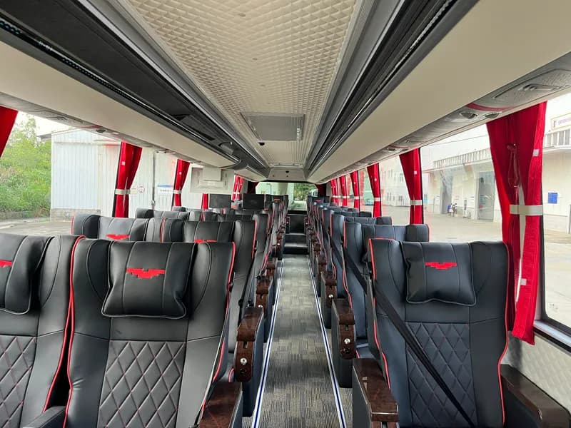 Finished coach exterior — front