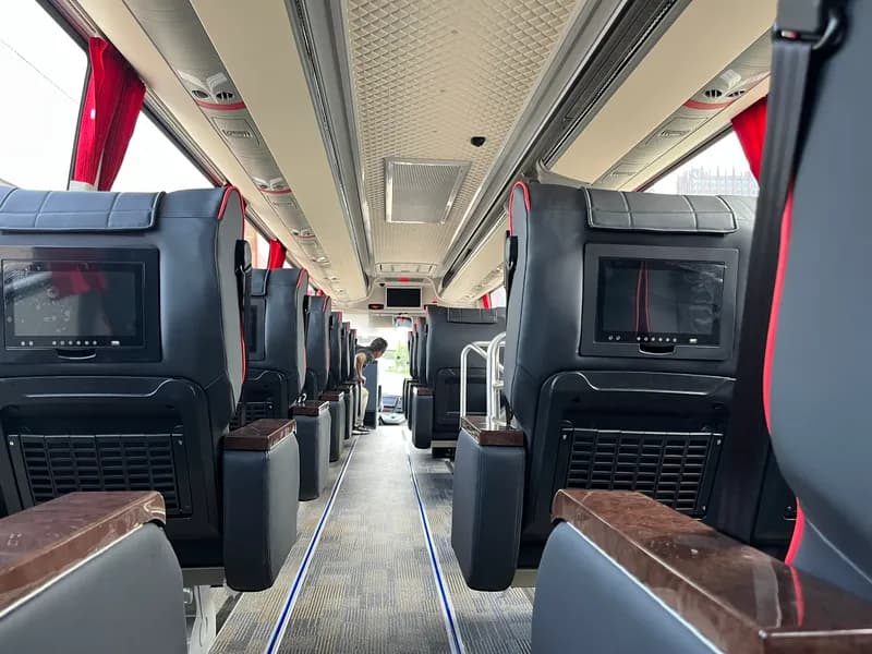 Finished coach exterior — rear left quarter