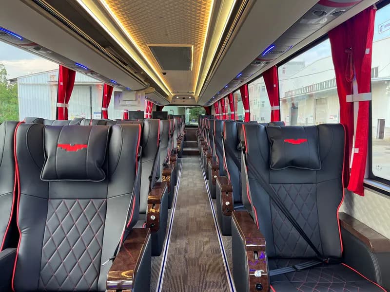 Finished coach exterior — side profile