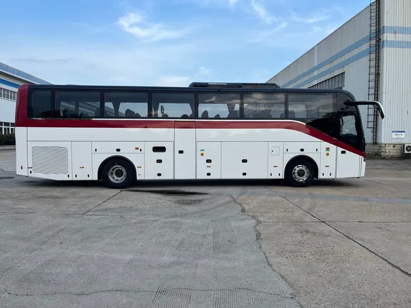 Finished coach exterior — side profile